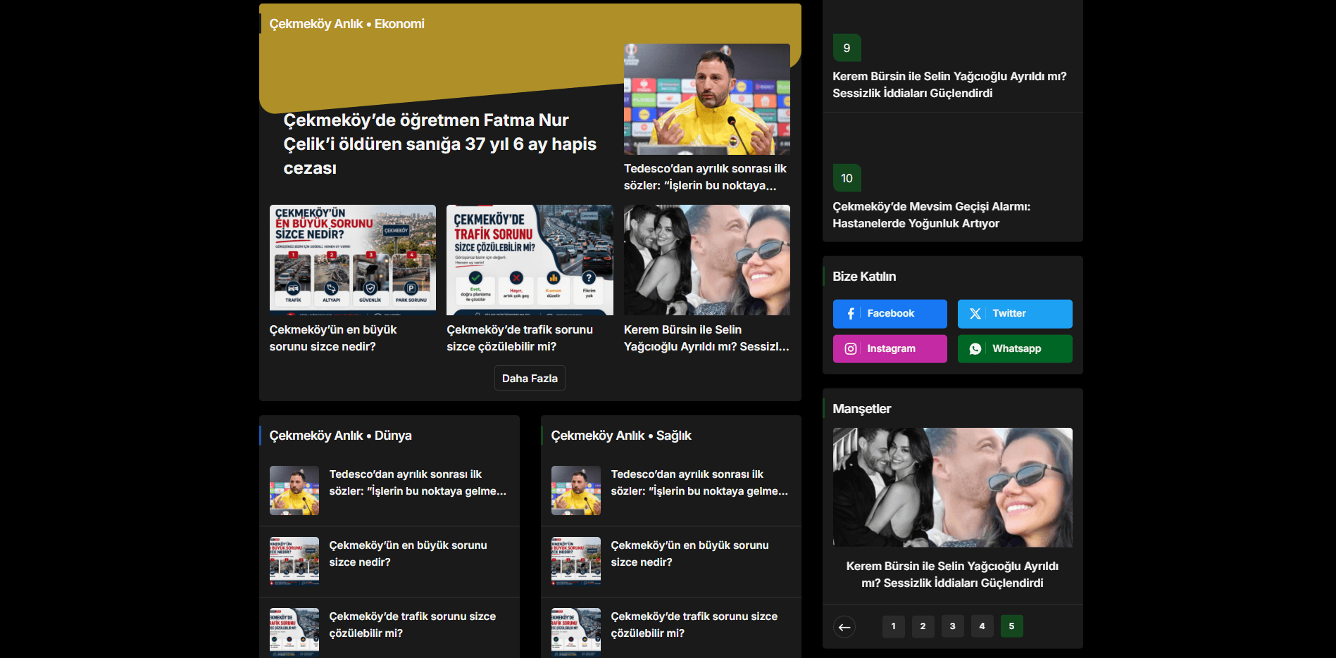 Çekmeköy Anlık - Website Çalışması - 5