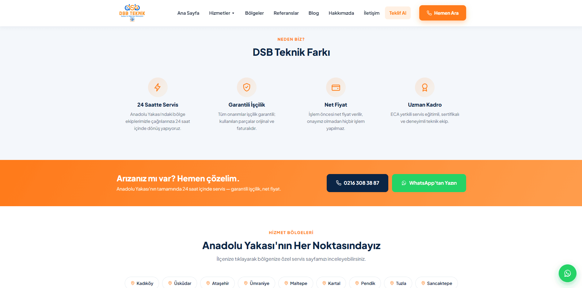 DSB Teknik - Web Site Çalışması - 3