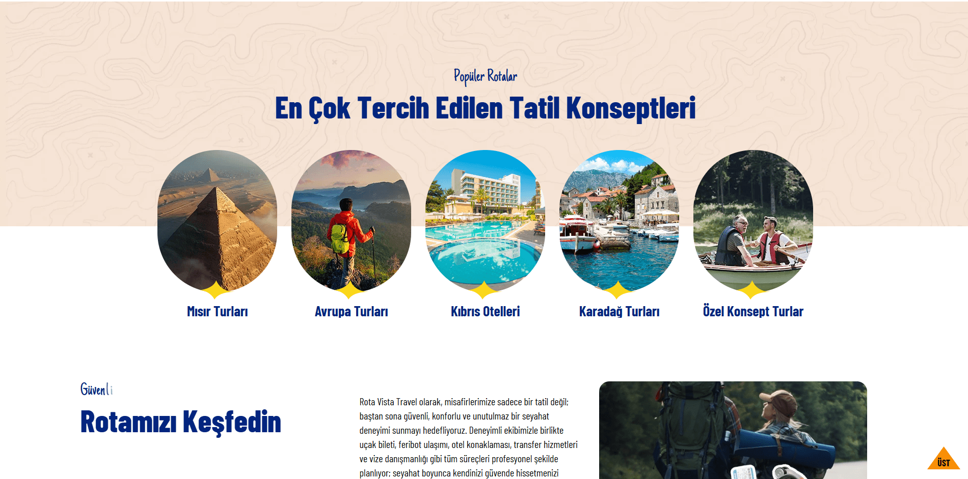 Rota Vista Travel - Website Project - 2