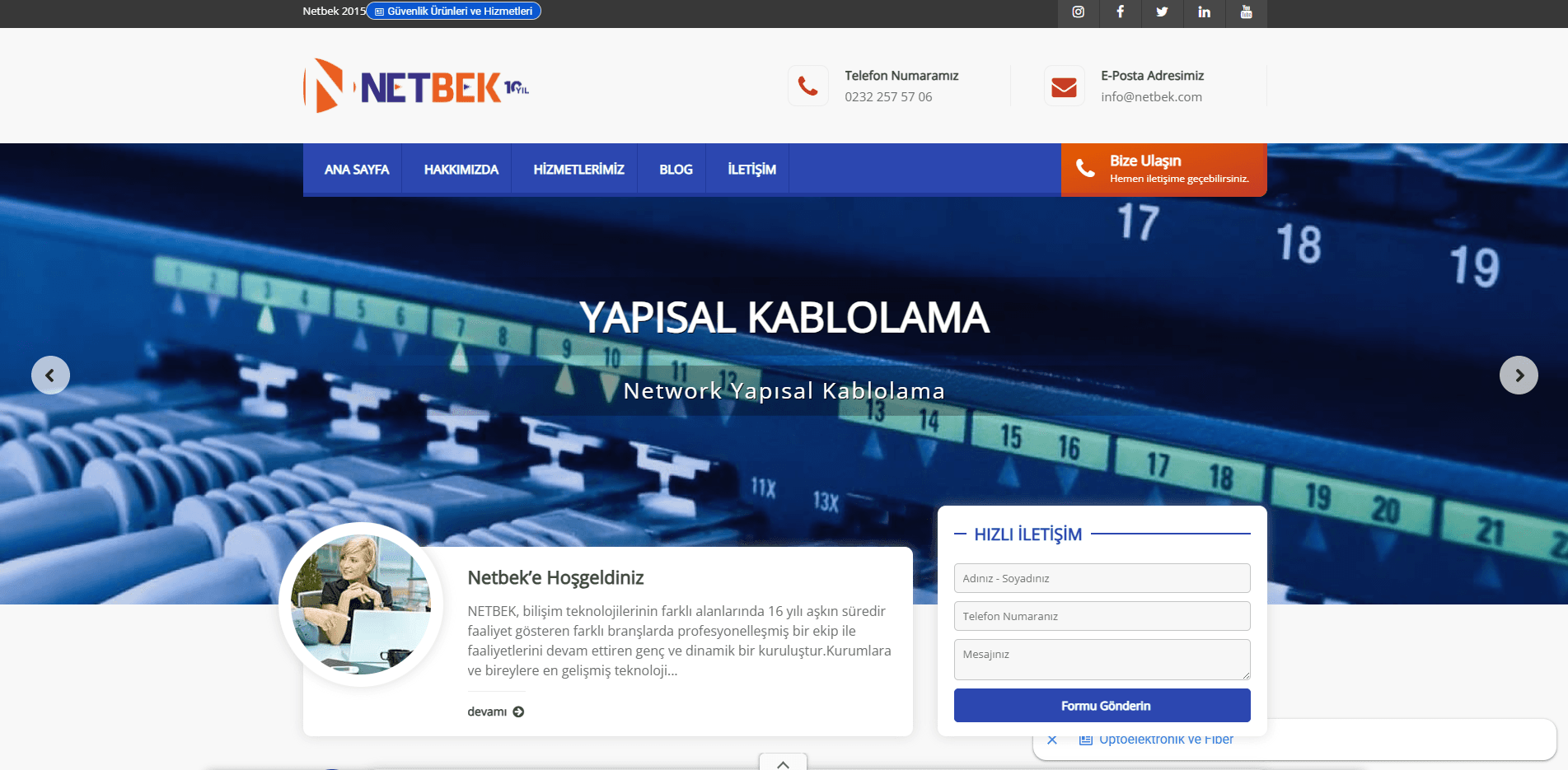 Netbek - Optimizasyon ve Bakım Çalışması