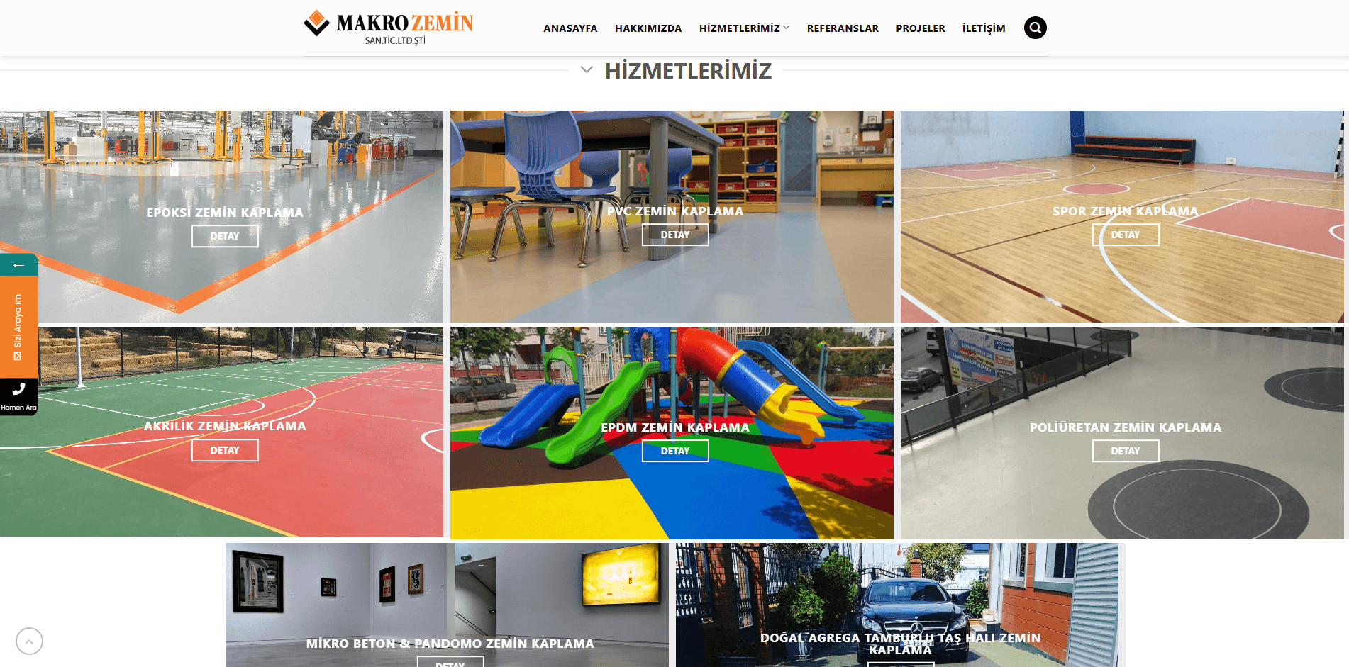 Makro Zemin - Website Project - 1