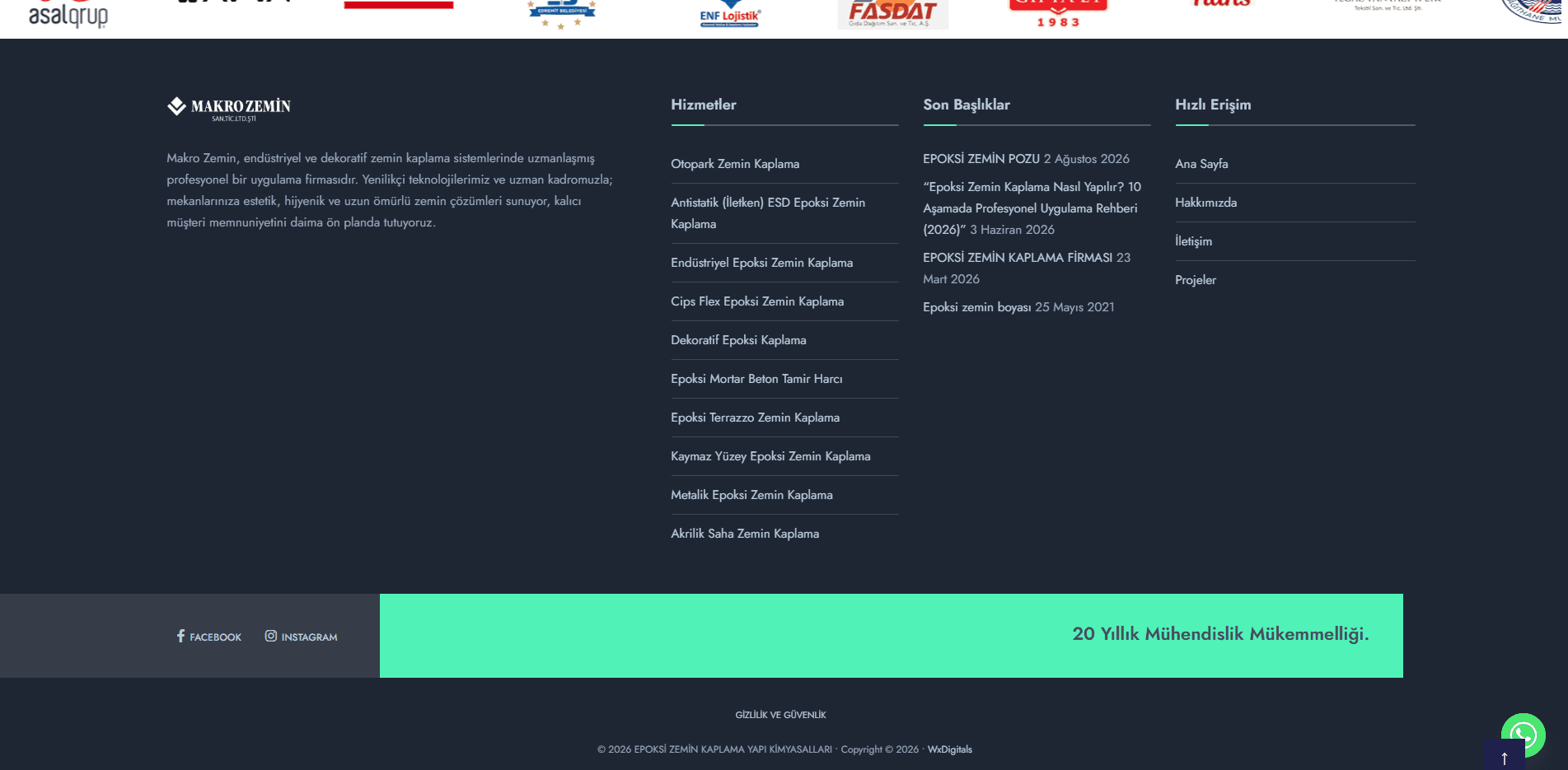 Istanbul Epoxy Flooring - Website Project - 3
