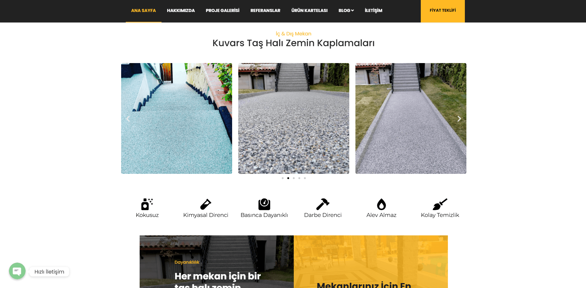 Stone Tile Flooring - Website Project - 1