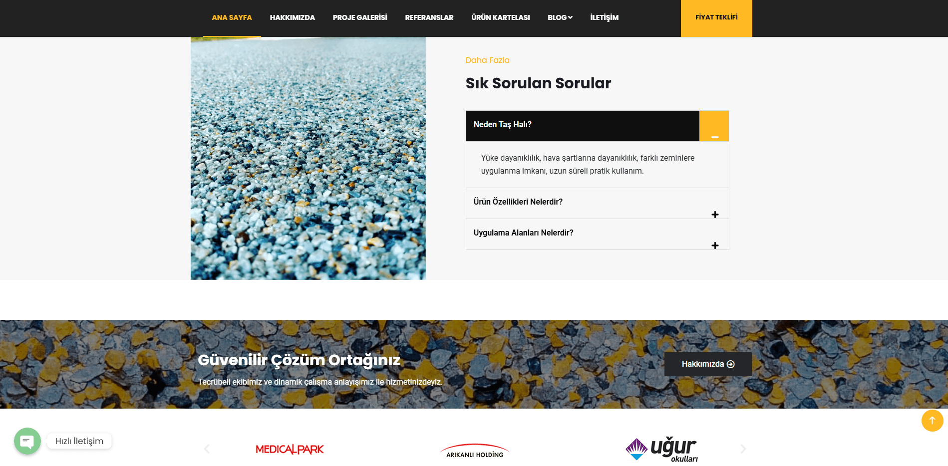 Stone Tile Flooring - Website Project - 2