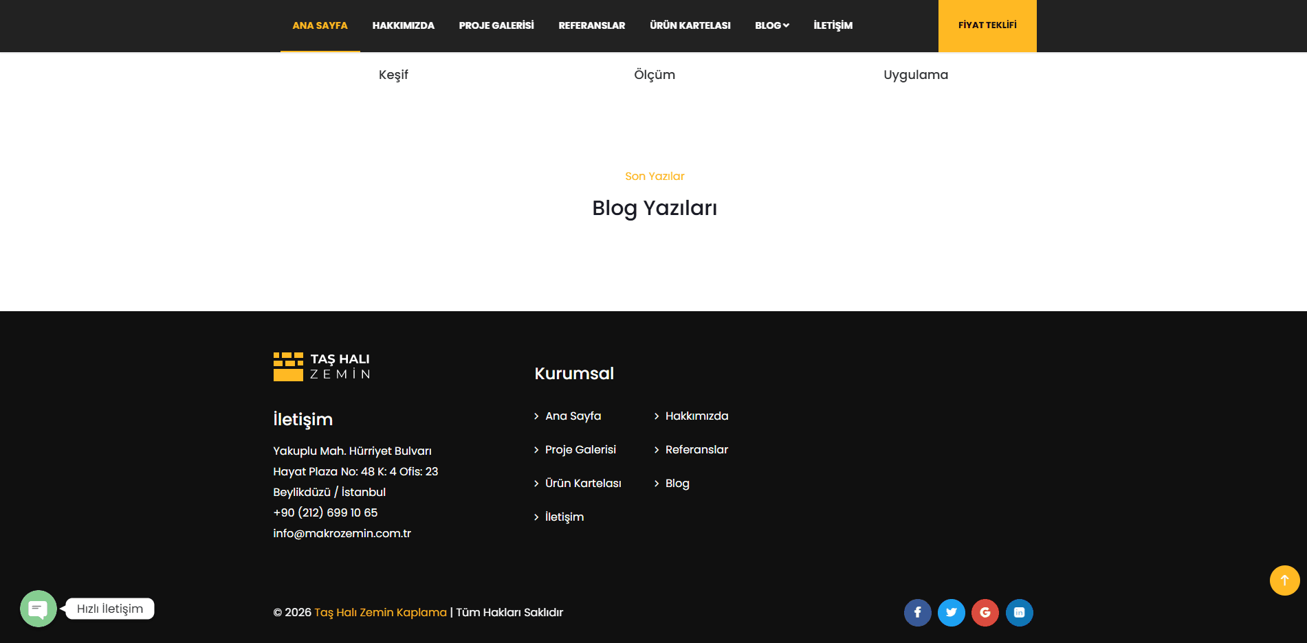 Stone Tile Flooring - Website Project - 3