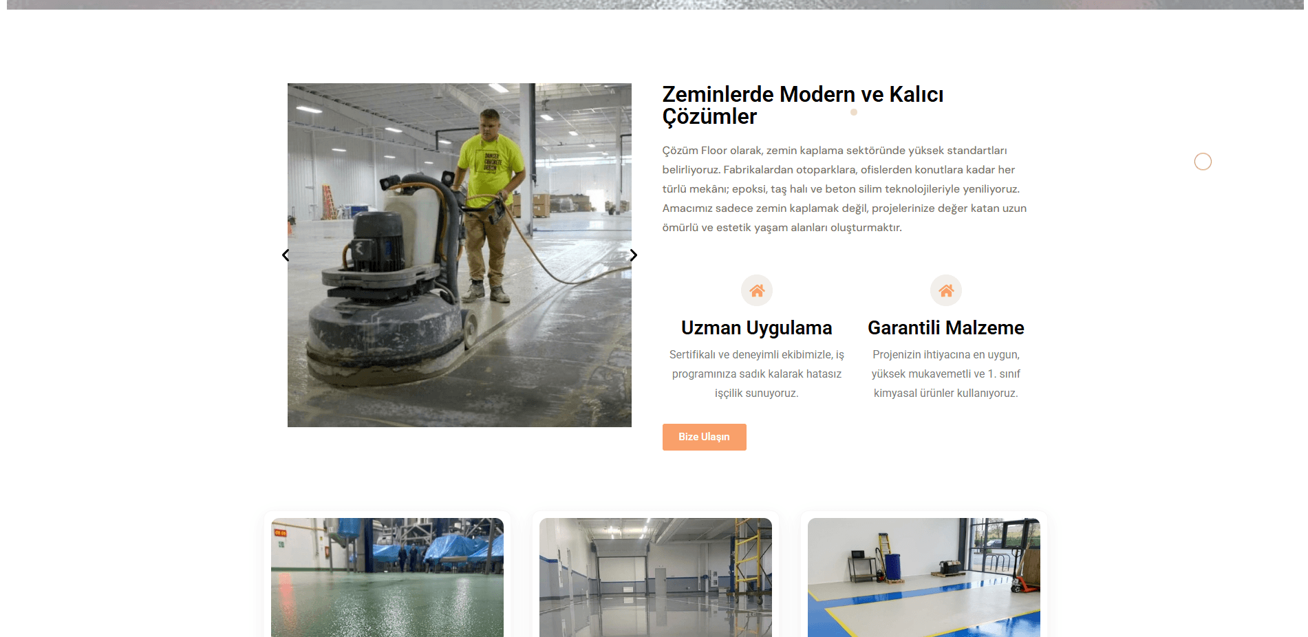 Epoksi Zemin Fiyat - Web Site Çalışması - 1