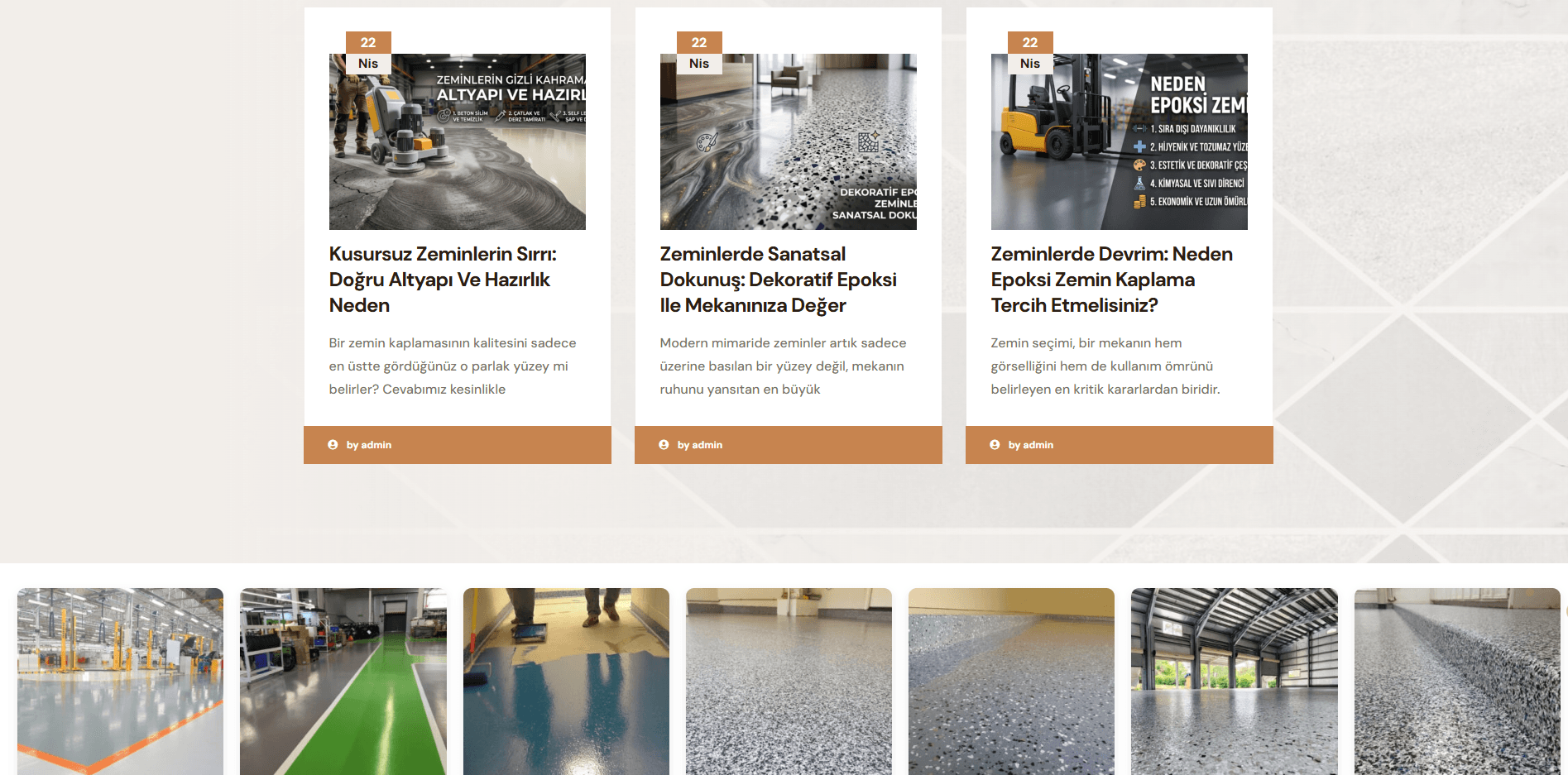 Epoksi Zemin Fiyat - Web Site Çalışması - 4