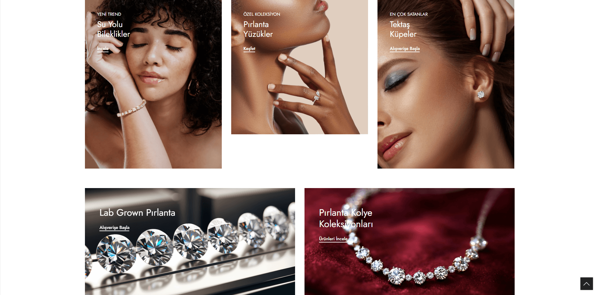 İz Diamonds - Web Site Çalışması - 1
