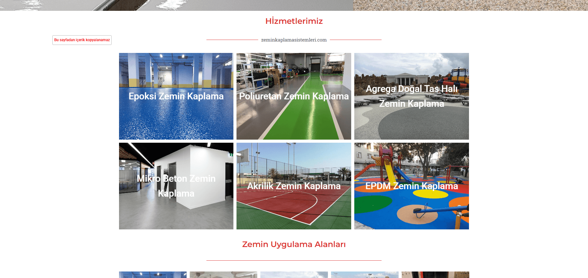 Zemin Kaplama Sistemleri – Kurumsal Web Sitesi ve Dijital Dönüşüm Projesi - 1