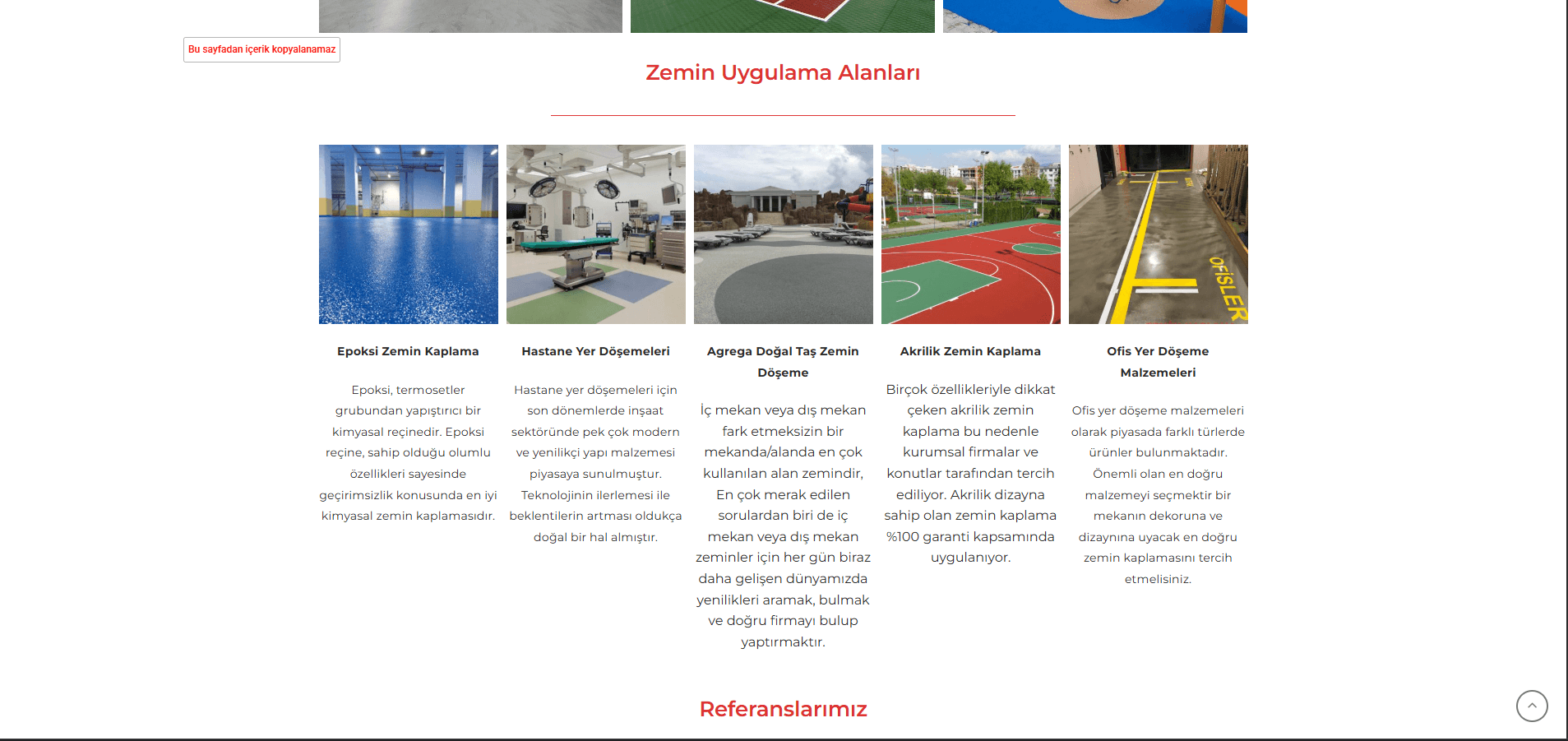 Zemin Kaplama Sistemleri – Kurumsal Web Sitesi ve Dijital Dönüşüm Projesi - 2