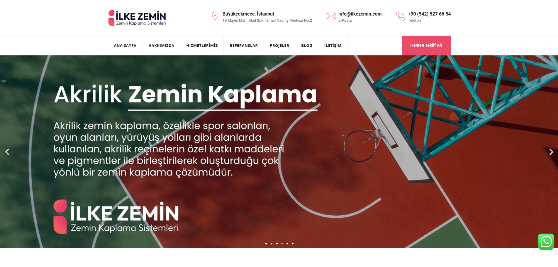 İlke Zemin - Endüstriyel Zemin Kaplama Sistemleri Web Tasarım ve SEO