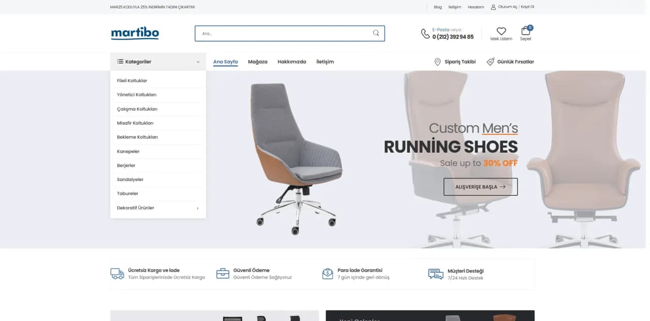 Martibo: High-Performance E-commerce Web Development