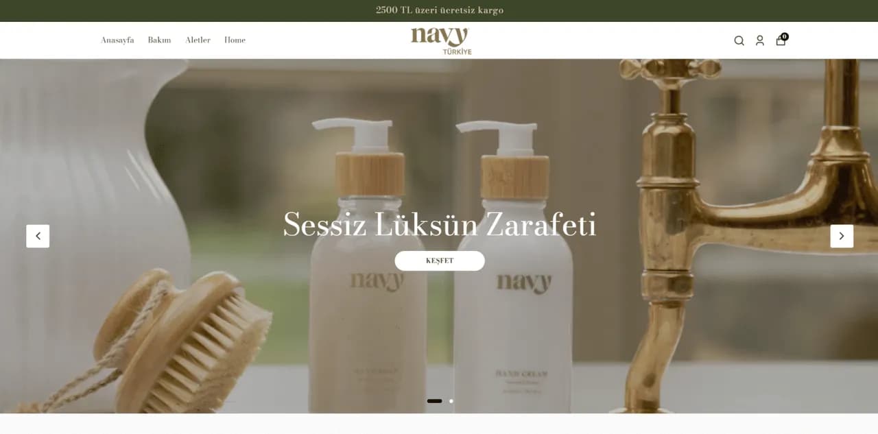 Navy Professional Turkey E-commerce Development