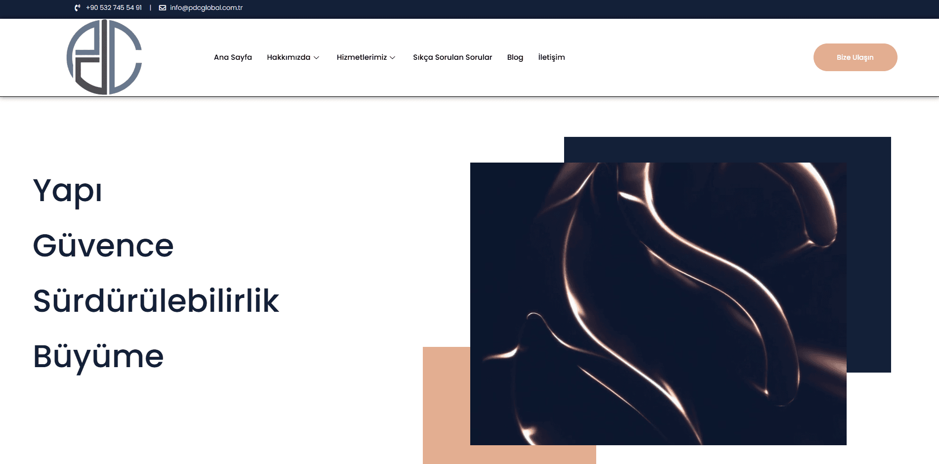 PDC Global - Web Site Çalışması