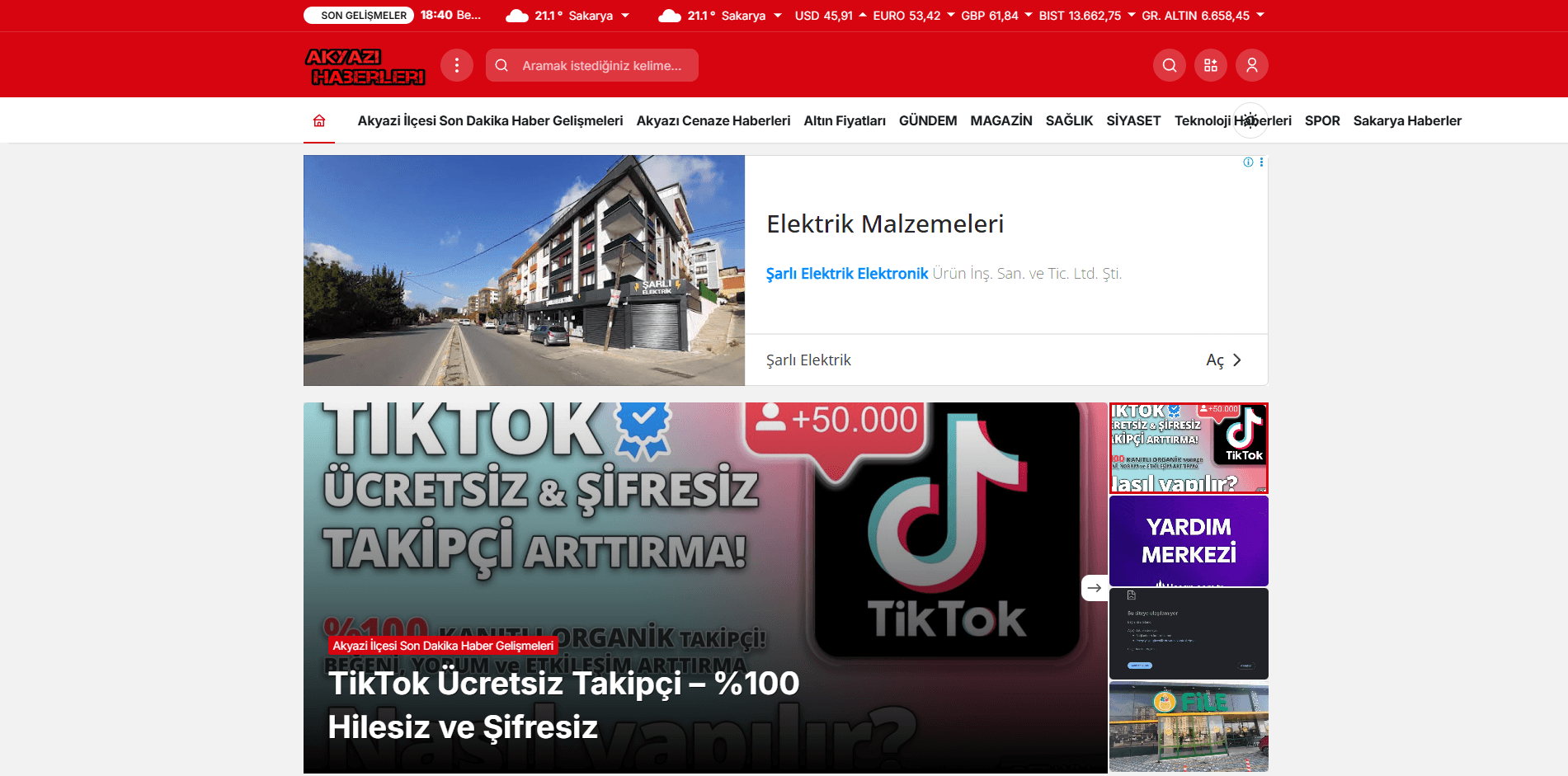 Akyazı Haberleri - Seo Çalışması