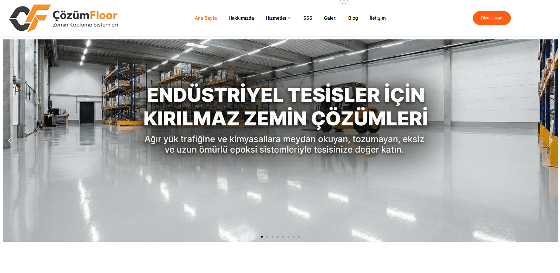 Epoksi Zemin Fiyat - Web Site Çalışması