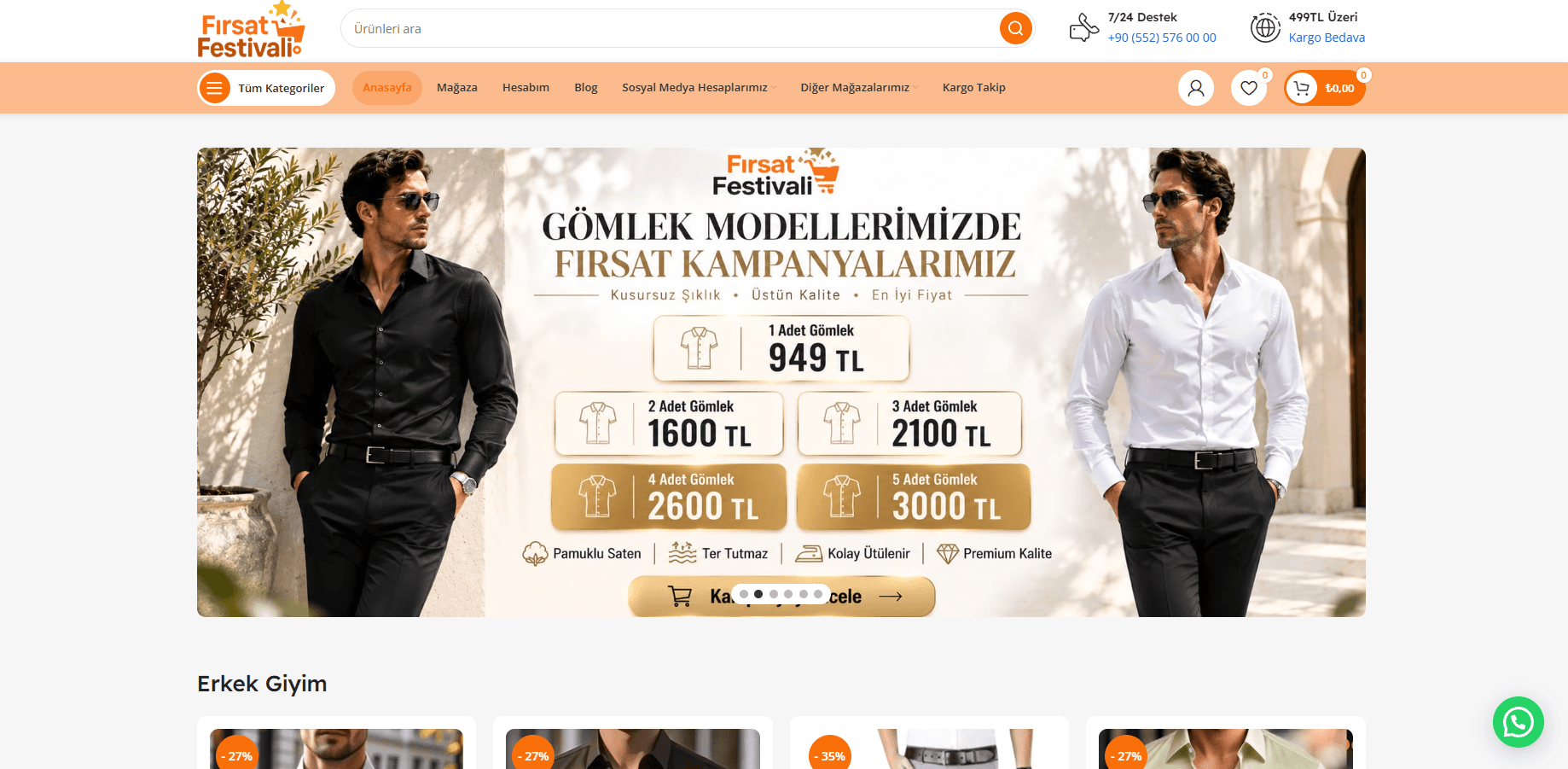 Fırsat Festivali - Giyim ve Kozmetik Odaklı E-Ticaret Platformu