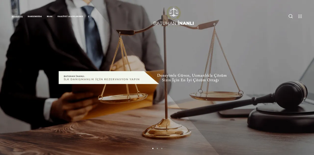 Av. Batuhan İnanlı: Legal Web Development