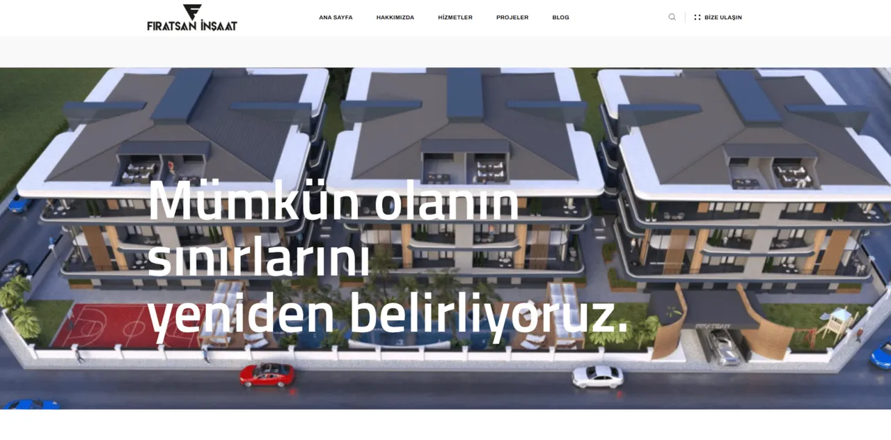 Fıratsan İnşaat – Website Çalışması - 2