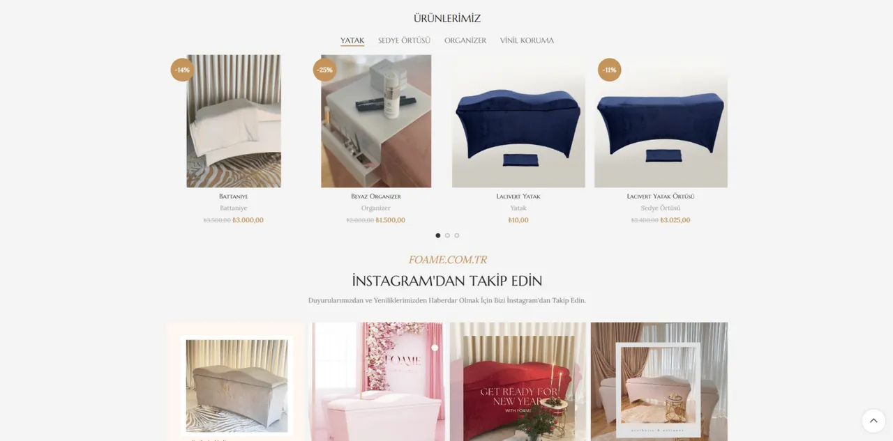 Foame E-commerce Web Design & Strategy - 1