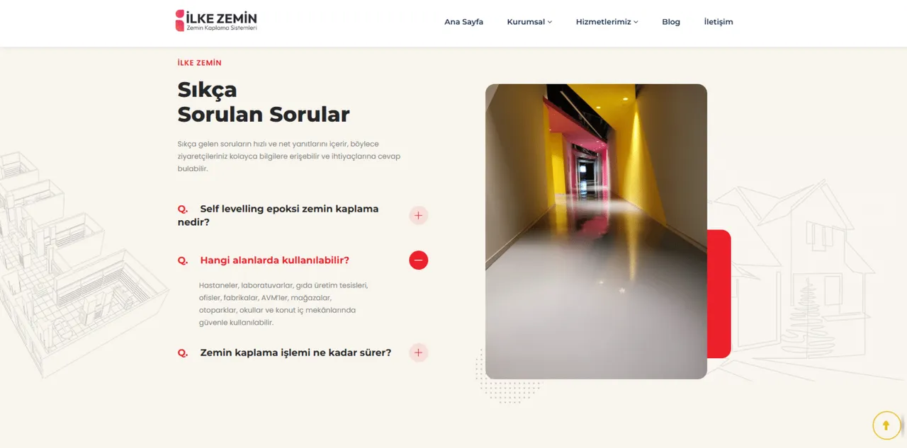 Ilke Epoksi Corporate Web Design - 3