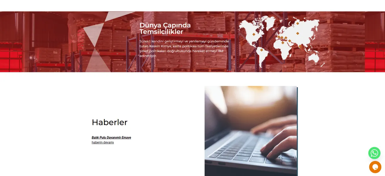 Keskin Kimya Corporate Web Design - 2