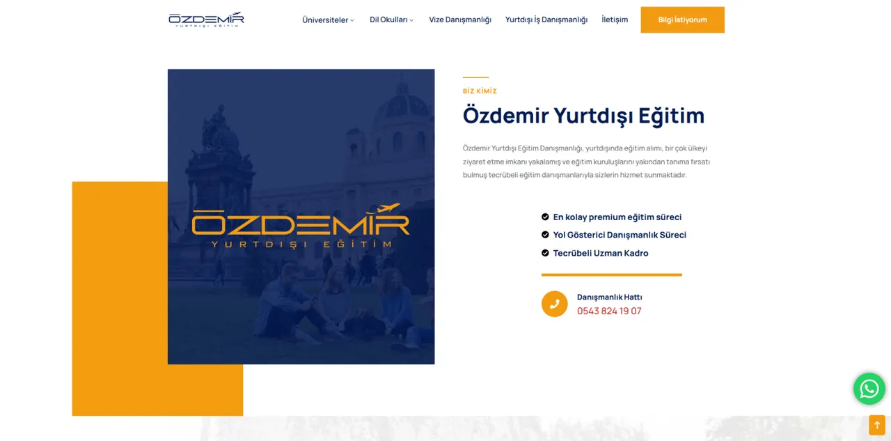 Web Design & SEO for Ozdemir Study Abroad - 2