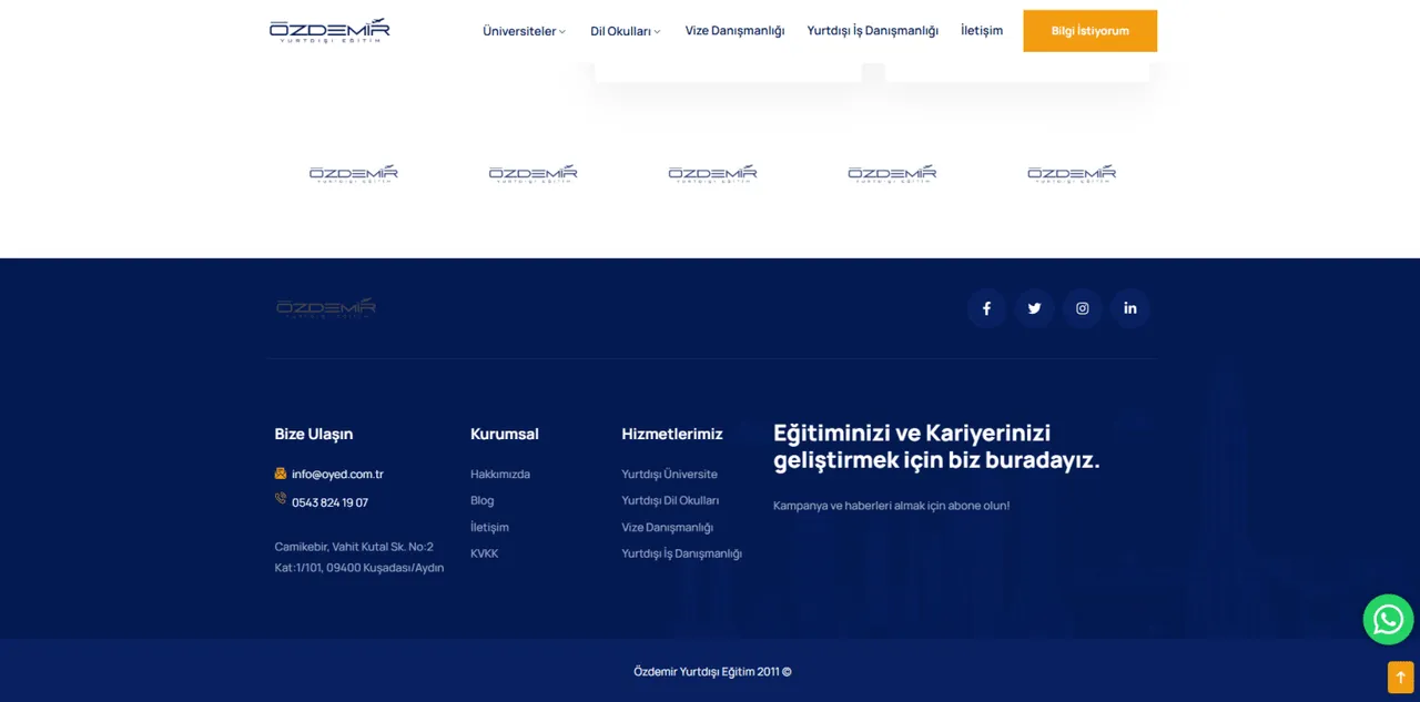 Web Design & SEO for Ozdemir Study Abroad - 4